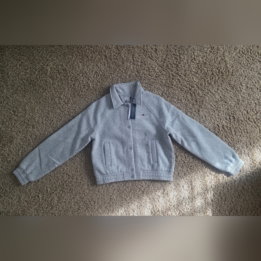 Tommy Hilfiger Kids' Gray Button-Front Jacket